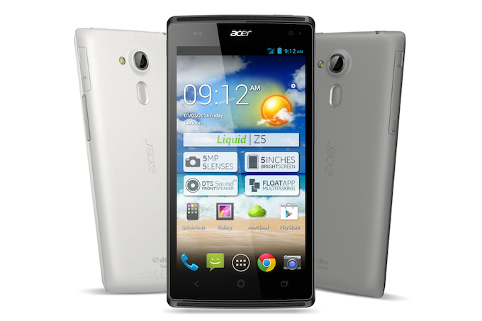Acer анонсирует планшеты Liquid Z5 и Android Iconia B1, A1-830 для CES 2014