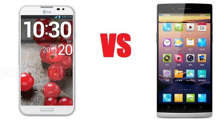 LG Optimus G Pro против Oppo Find 5