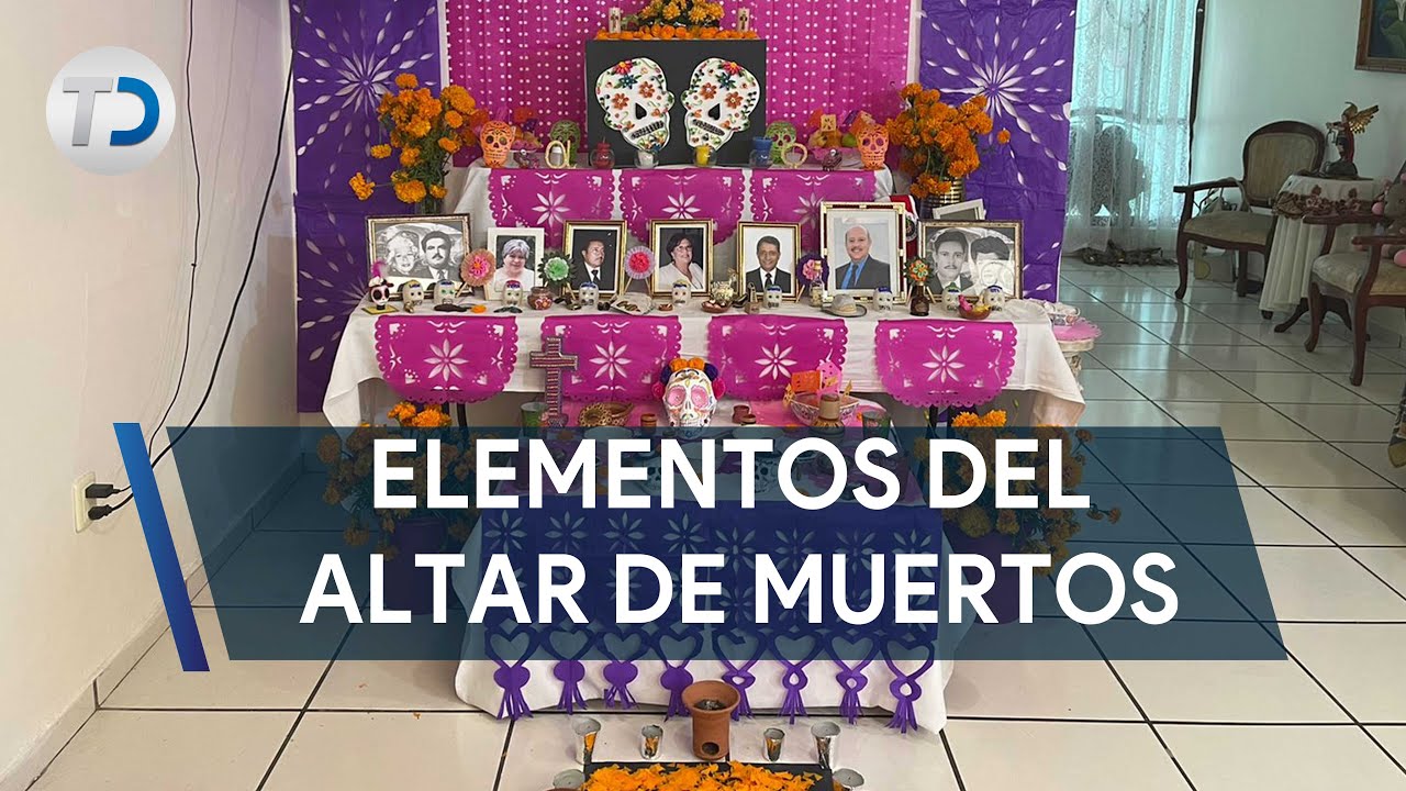 significado del altar de muertos y sus elementos