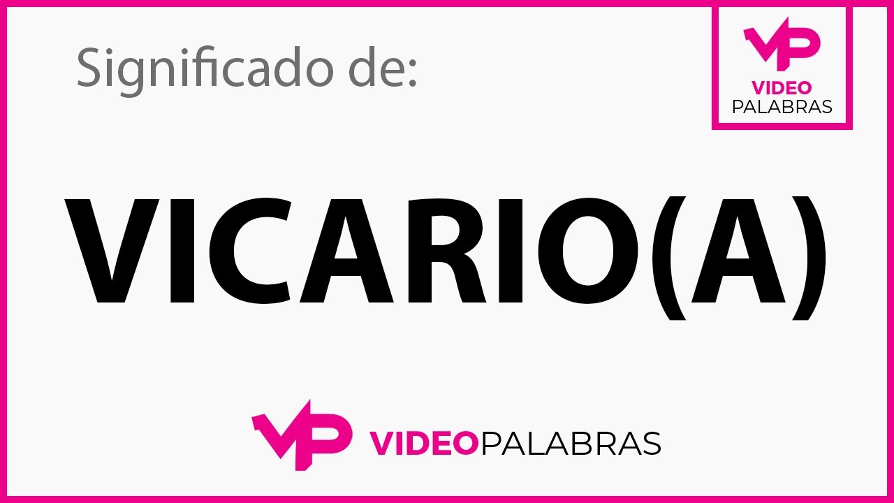 vicario significado