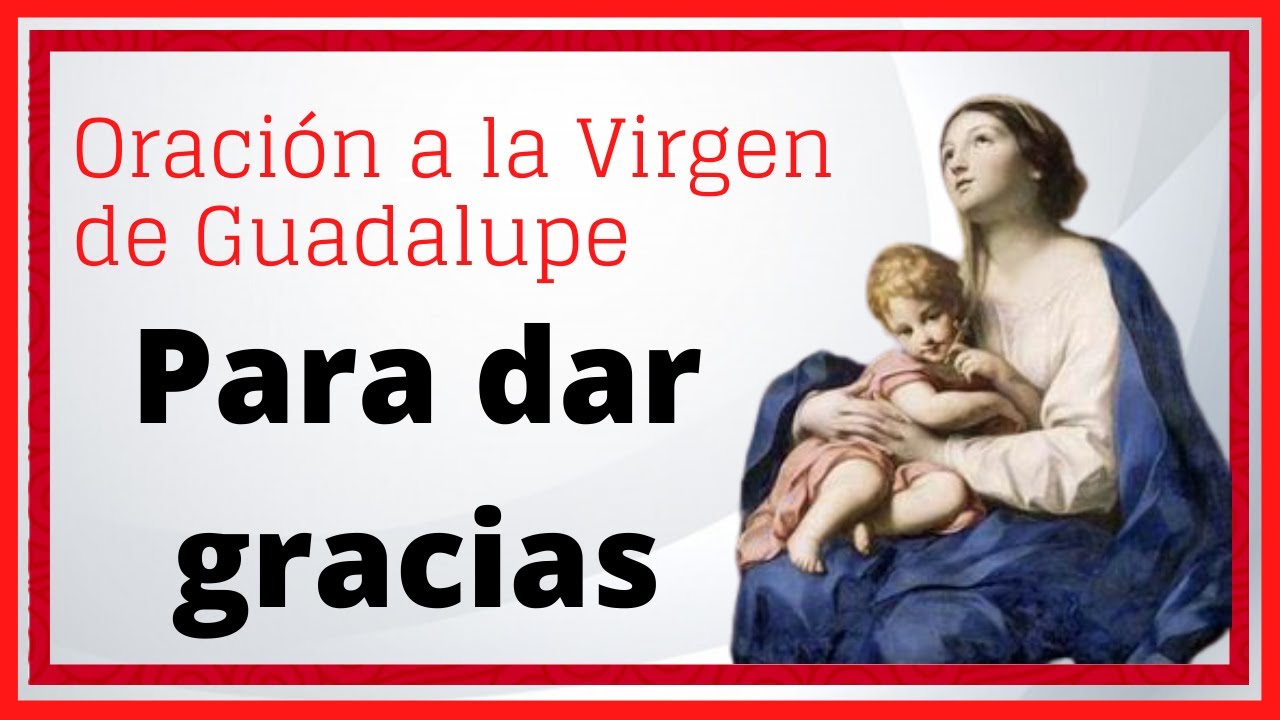 virgen de guadalupe frases de agradecimiento